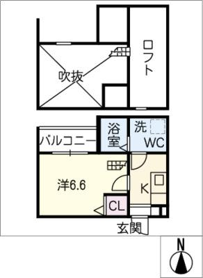 TATERU　Apartment　東山町ⅡC棟 2階