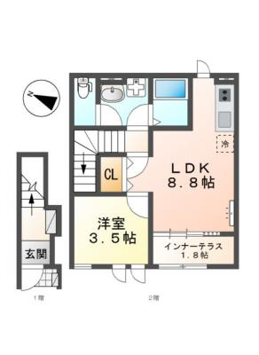 仮）守山区上志段味新築アパート 2階