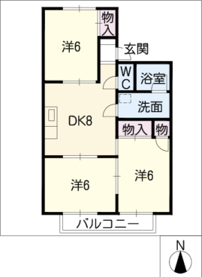 臼井南コーポⅡ 1階