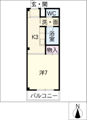 セカンドＭＫハイツⅡ 2階