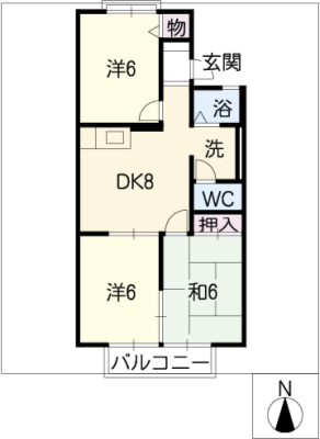 ボナールＭＵＳＵＢＵ　南棟 1階