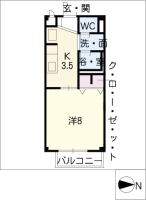 ハピネスＭ 1階