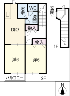 クレストールＫＮ 2階