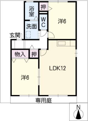 ソシア芝原　Ａ棟 1階