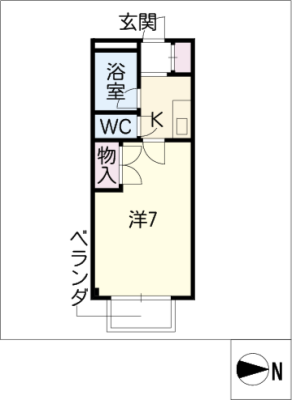 ＳＴＵＤＩＯ岩田寮　Ｈ棟 3階