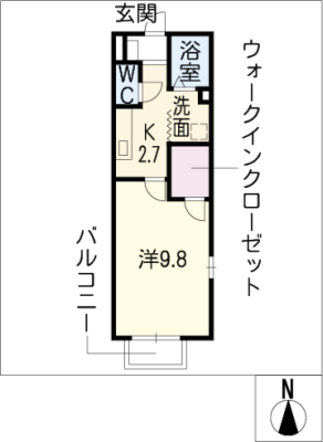 グランシアスⅠ号館 2階