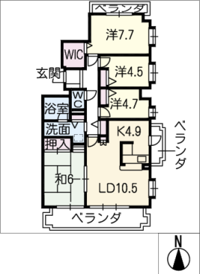 シャルマンコーポ穂積７０４号