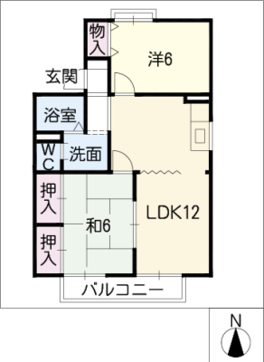 ルミエール加藤　Ｂ棟 2階