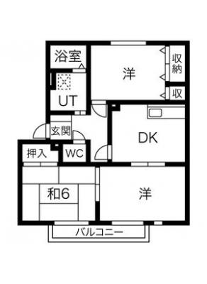 サンガーデン西改田 2階