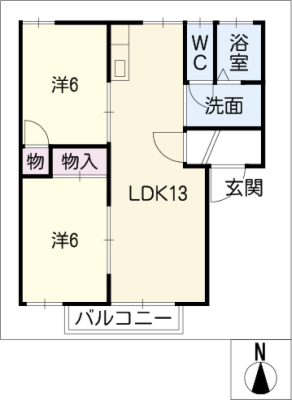 フレグランス９２Ⅰ 2階