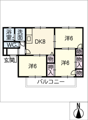 シャルマン池田 2階