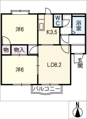 ウィングヒルズ岩倉Ｂ