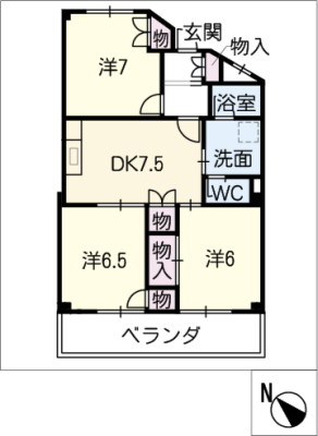 メゾン新町 3階