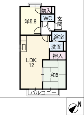 フェニックスＫＡＷＡＩ　Ｂ棟 2階