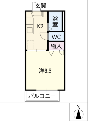 エントピア２１　Ｂ棟 2階