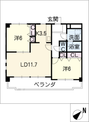 グレイスフィールド梅坪 3階