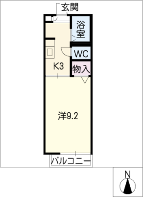 プランドールＳ　Ｃ棟 2階