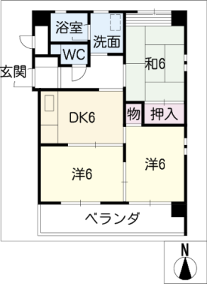 ゼフィール大清水 4階