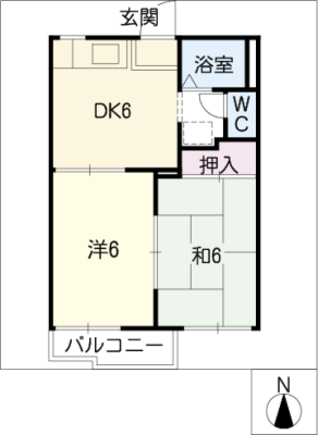 グリーンビレッジ　Ｂ棟 2階