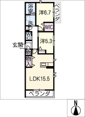 メイプルヒルズ 3階