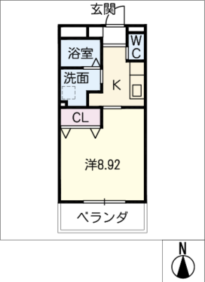 マンハイムＭ 1階