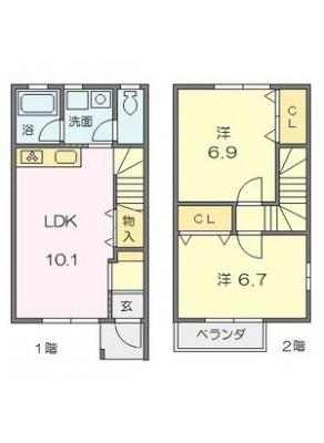 ミモザMI 2階