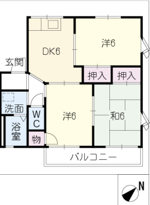 フレグランス一本木Ａ 1階