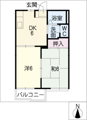 グリーンハイツ鈴木Ｂ棟 1階