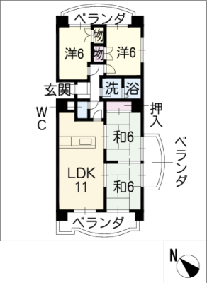 フィオーレ豊橋 3階