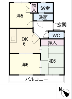 ラフォーレ西沢 2階