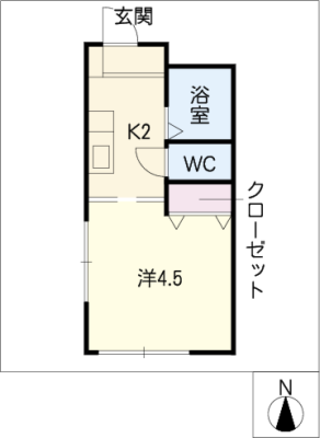 サンハイツ長坂Ｂ棟 4階