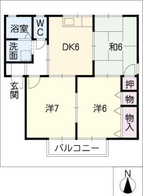 ハイカムール江島 1階