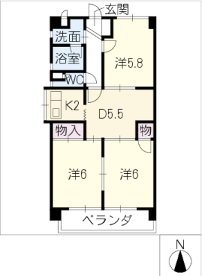 花田ハウス 2階