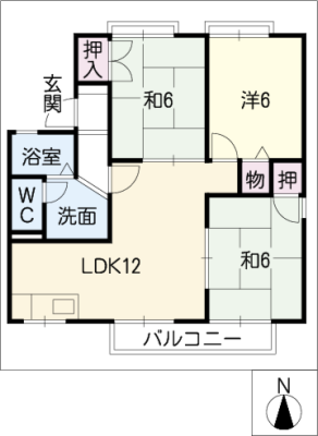 セジュール浪ノ上 1階