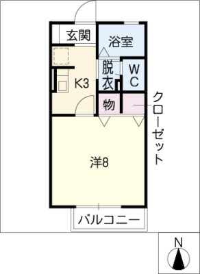 ジュネス７　Ａ 1階