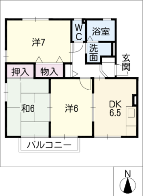 ハイカムール井原Ａ棟 1階