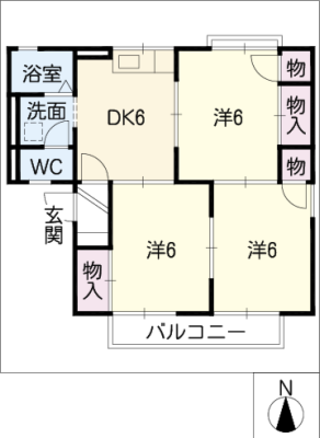 セジュール花田 2階