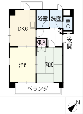 パークサイド仲の町 4階