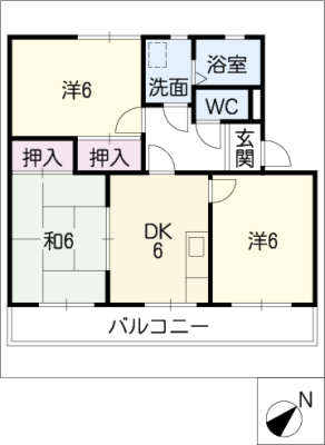 シティ・ナカヤマＡ 2階