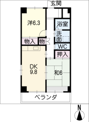 パークサイドマンション奥野 2階