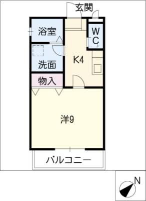 ドミール春日 1階