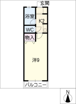 コーポカワムラ 2階