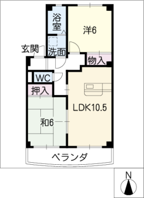 シルクヴェールフジ　Ａ 3階