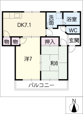 シルクヴェールフジＢ棟 2階