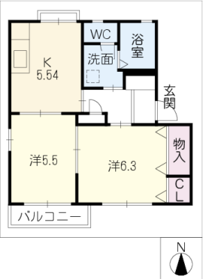 チャーリーズＦ棟 1階