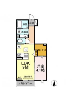 豊橋 ウエスト1　B 1階