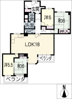 ロイヤル東海川原町 8階