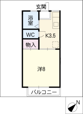 グリーンコーポ伊倉　Ｂ棟 2階