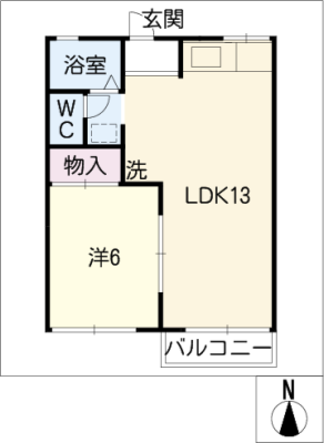 グリーンコーポ西阿倉川 1階