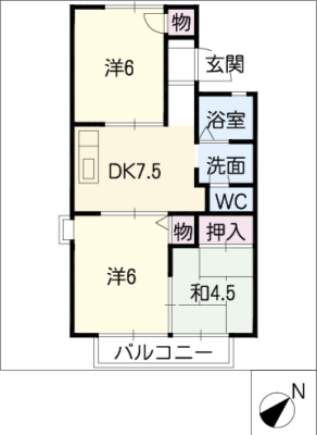 ウォーターバリー 2階